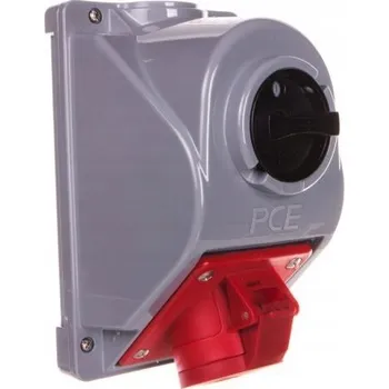 Elektrická zásuvka Elektrická Zásuvka hermetická Pce červená