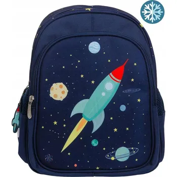 Městský batoh Školní batoh jednokomorový A Little Lovely Company modrý 16 l