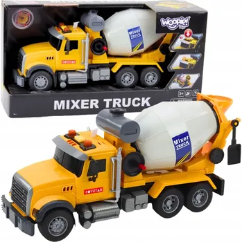 autíčko VELKÉ AUTO PRO DĚTI MÍCHAČKA NA BETON POHON ZVUK SVĚTLO WOOPIE