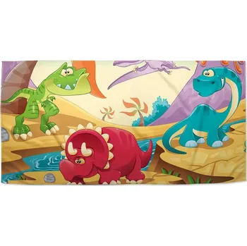 Sablio Ručník Dinosauři 5 - 30x50 cm