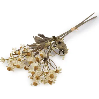 umělá květina Umělý heřmánek - reálný vzhled Varianta: krémová světlá, Balení: 1 svaz.