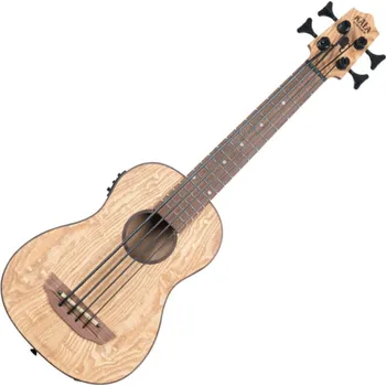 Ukulele Kala U-Bass Burled Tamo Ash Natural Basové ukulele