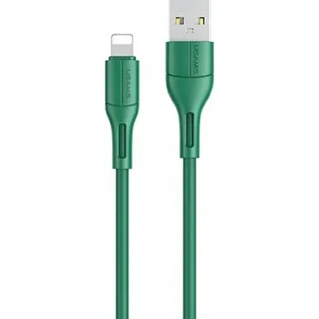 Datový kabel Kabel Usams USB - Apple Lightning 1 m zelený