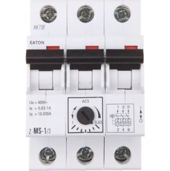 vypínač Motorový spínač Eaton 690 V IP20 1 A