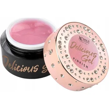 Lak na nehty Gel na nehty Stavební Gel NC Delicious Gel Pinkish 15 g Builder Gel