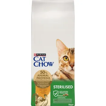 Krmivo pro kočku Purina Cat Chow Sterilised Krmivo pro dospělé kočky s krůtím masem 15 kg