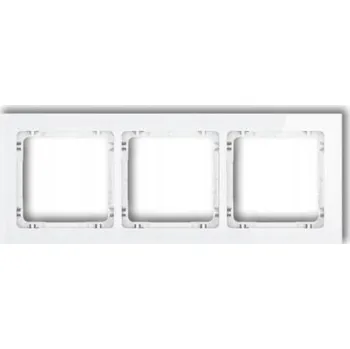 Karlik trojitý Rámeček bílý