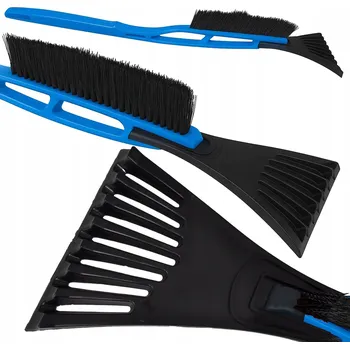 Autoškrabka ŠKRABKA NA LED S KARTÁČEM NA ODSTRAŇOVÁNÍ SNĚHU Z AUTA DLOUHÁ 50 CM