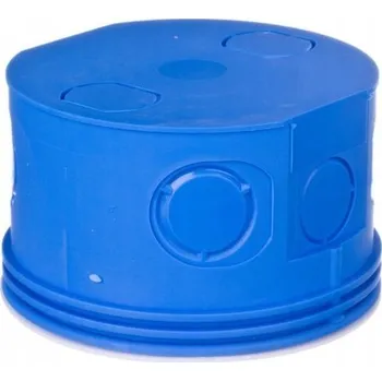 Elektroinstalační krabice Elektroinstalační krabice pod omítku Simet modrá 80 mm