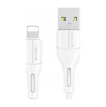 Datový kabel Kabel Usams USB – Apple Lightning 1 m bílý