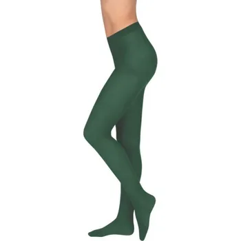 Dámské punčochy EVONA a.s. Neprůhledné punčochové kalhoty MAGDA 21 zelené Velikost: 188-116