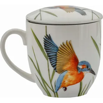 Hrnek se sítkem Zimorodek Ptáci Polský Agata Hajdecka 380 ml