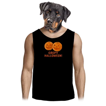 Pánské tílko Bastard Grepy Halloween pánské tílko Black