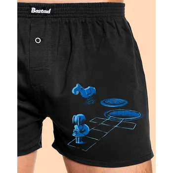 Trenýrky Bastard Panák pánské trenky Black