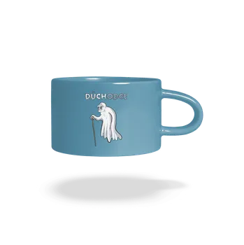 Bastard Duch důchodce hrnek makronka Blue Macaron