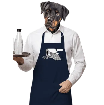 Kuchyňská zástěra Bastard Toaleťák zástěra Navy