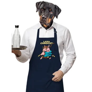 Kuchyňská zástěra Bastard Lara Chrocht zástěra Navy