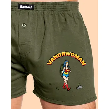 Trenýrky Bastard Vandrwoman pánské trenky Khaki