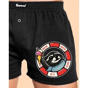 Trenýrky Bastard Vedro, vedro pánské trenky Black