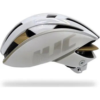Cyklistická přilba Helma HJC Ibex 3.0 Matt Glossy White Gold L (58-61cm)