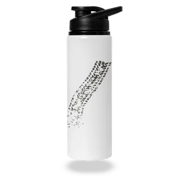 Láhev Bastard Přejetej lahev na vodu White