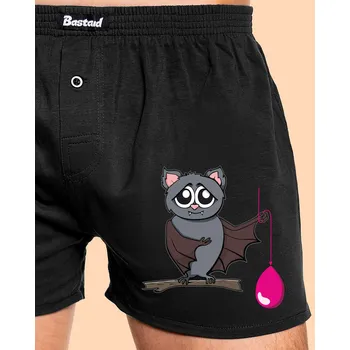 Trenýrky Bastard Netopýr pánské trenky Black