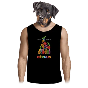 Pánské tílko Bastard Ožralis pánské tílko Black