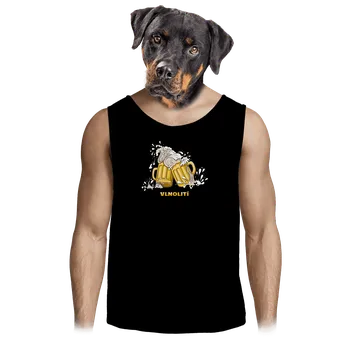 Pánské tílko Bastard Vlnolití pánské tílko Black