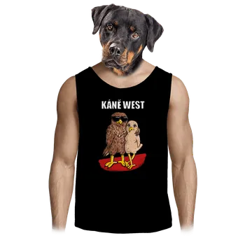 Pánské tílko Bastard Káně West pánské tílko Black