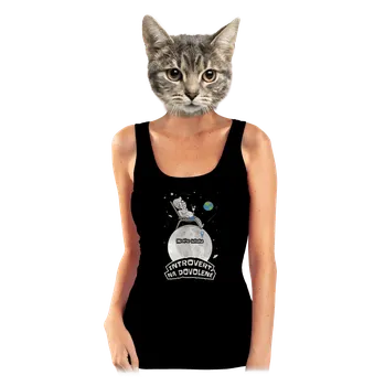 Bastard Introvert na dovolené dámské tílko klasické Black