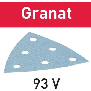 Brusný papír FESTOOL Smirek DX93 trojúhelník Granát zr100