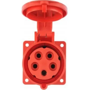 Elektrická zásuvka Elektrická Zásuvka zásuvka Pce červená