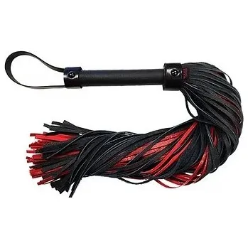 ROUGE Leather Flogger (Burgundy with Black Accessories Ananconda)