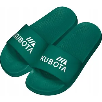 Pracovní obuv PÁNSKÉ PANTOFLE BOTY DO VODY 41 KUBOTA VODĚODOLNÉ TMAVĚ ZELENÉ PROTISKLUZOVÉ 41