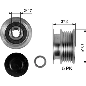 Předstihová spojka GATES OAP7108