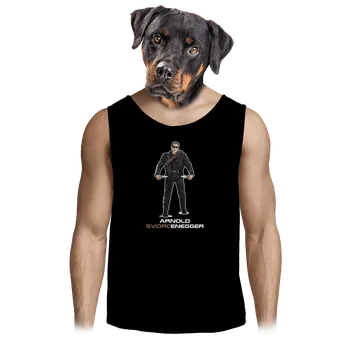 Pánské tílko Bastard Arnold Švorcenegger pánské tílko Black