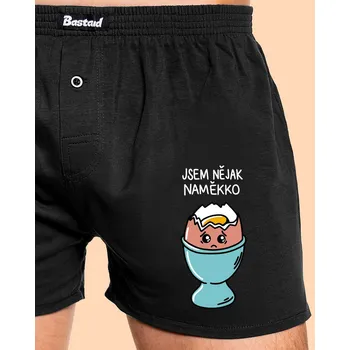 Trenýrky Bastard Naměkko pánské trenky Black