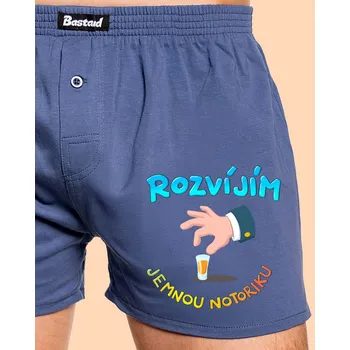 Trenýrky Bastard Jemná notorika pánské trenky Blue