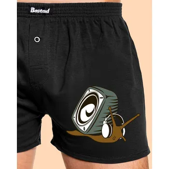 Trenýrky Bastard HouseParty pánské trenky Black