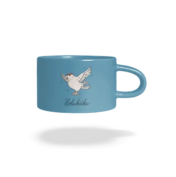 Bastard Holubička hrnek makronka Blue Macaron