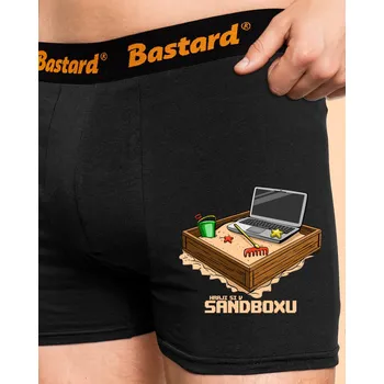Trenýrky Bastard Sandbox boxerky Black