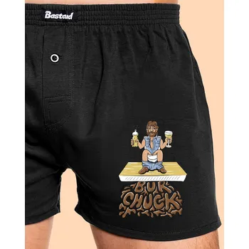 Trenýrky Bastard BurChuck pánské trenky Black