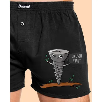 Trenýrky Bastard Já jsem Vruut pánské trenky Black