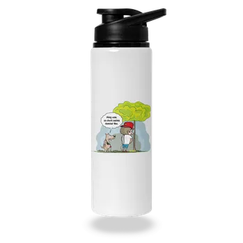 Láhev Bastard Pán pes lahev na vodu White