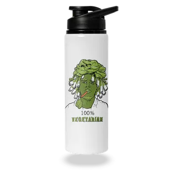 Láhev Bastard 100% vegetarián lahev na vodu White