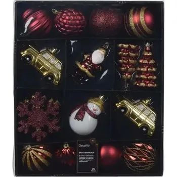 Vánoční dekorace Vánoční koule Vánoční Koule 30 cm 25 ks