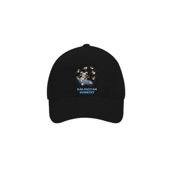 Kšiltovka Bastard Počítám ovínečky kšiltovka baseballka Black