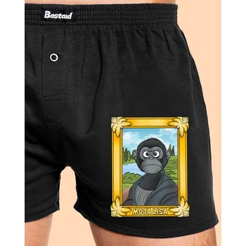 Trenýrky Bastard Moja Lisa pánské trenky Black