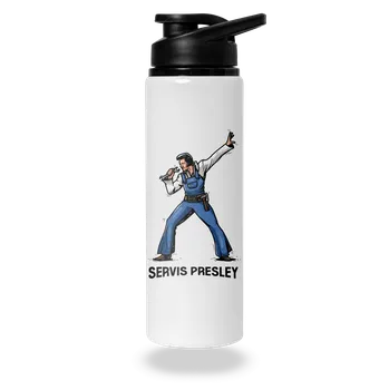 Láhev Bastard Servis Presley lahev na vodu White