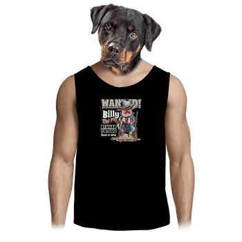 Pánské tílko Bastard Billy the Pig pánské tílko Black